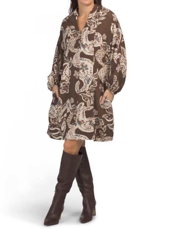 Calypso St. Barth Dresses & Skirts - CALYPSO ST. BARTH Linen Blend Paisley Mini Dress